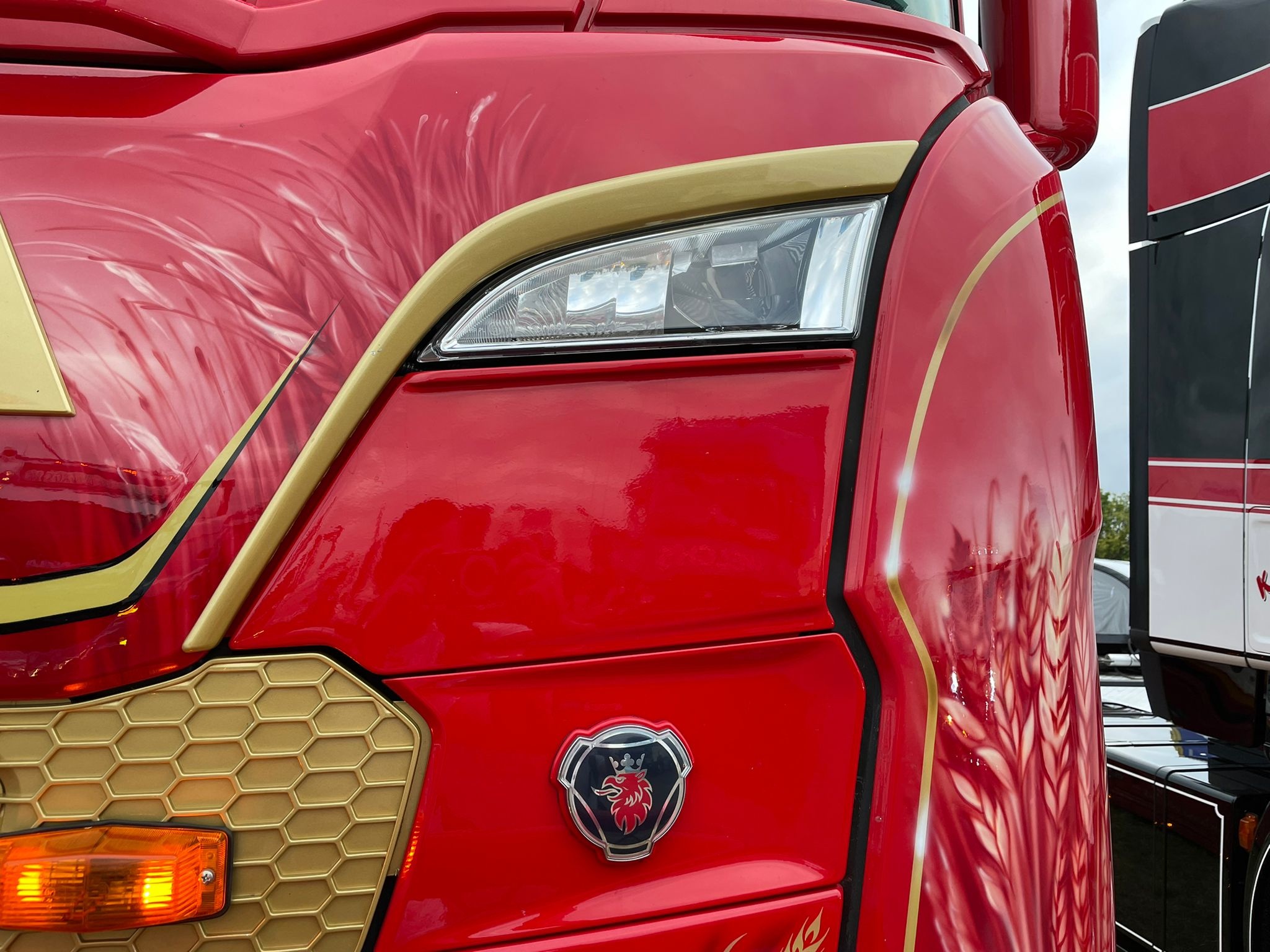 Scania Next Gen Cover Grill Pas de lumière
