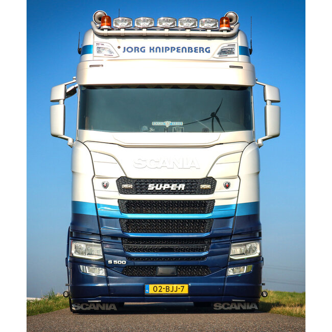 Scania Next Generation Sun visor with line flat