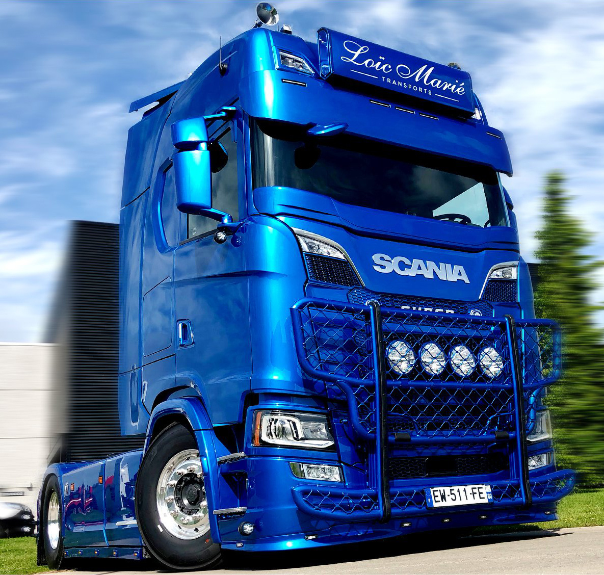 Scania Next Generation niedriger Stoßfänger Frontspoiler Typ 2