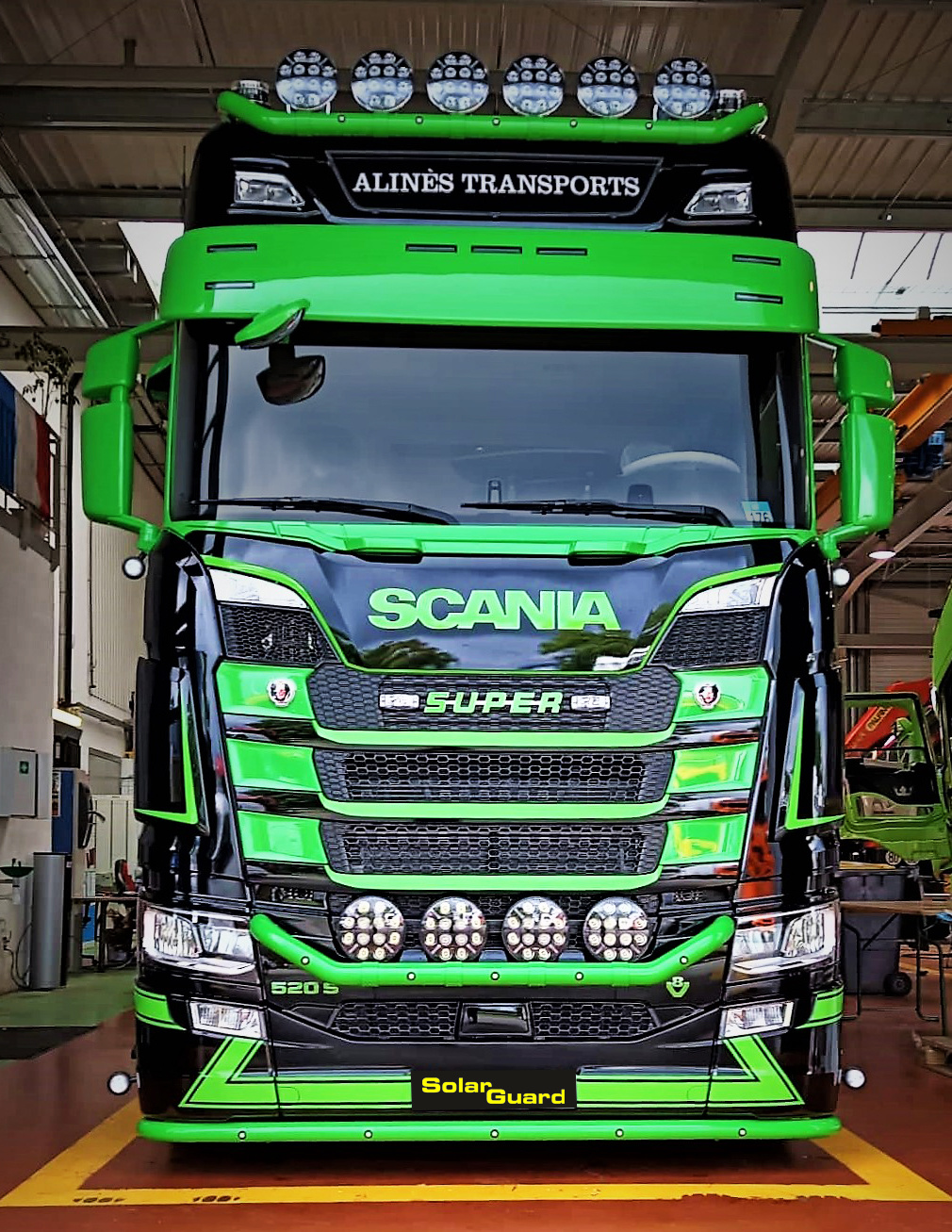 Scania Next Generation Sunvisor 4 Flat Bottom