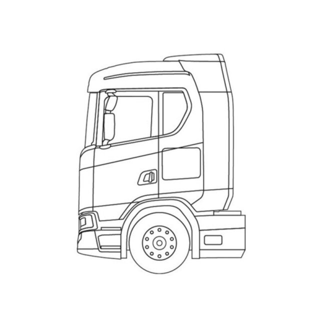 Scania Next Generation Sky Light Abdeckung