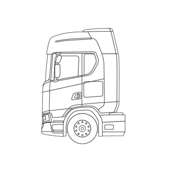 Scania Next Generation Sky Light Cover (couverture des phares)