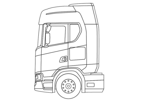 Scania Next Generation Sky Light Abdeckung