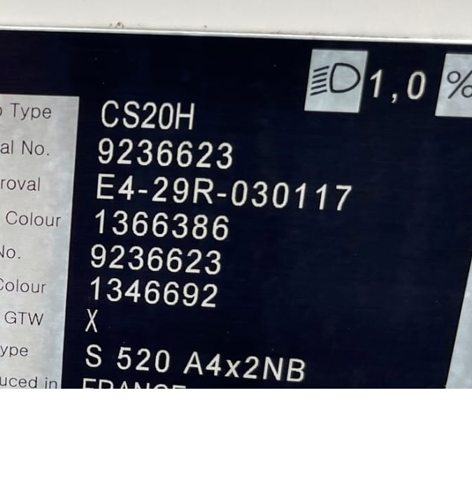 Scania Next Generation Sky Light Abdeckung