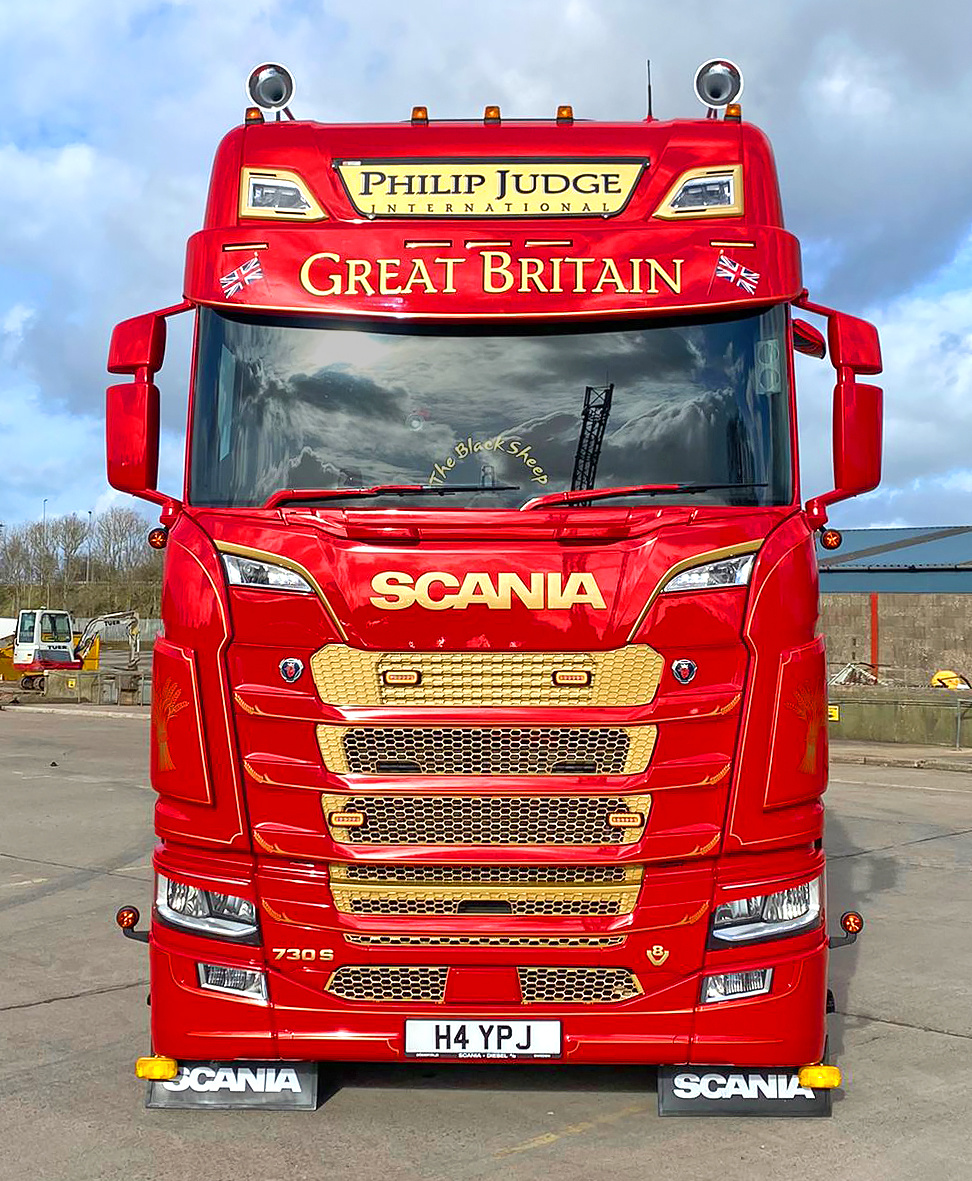 Scania Next Generation Sunvisor 5 à fond rond
