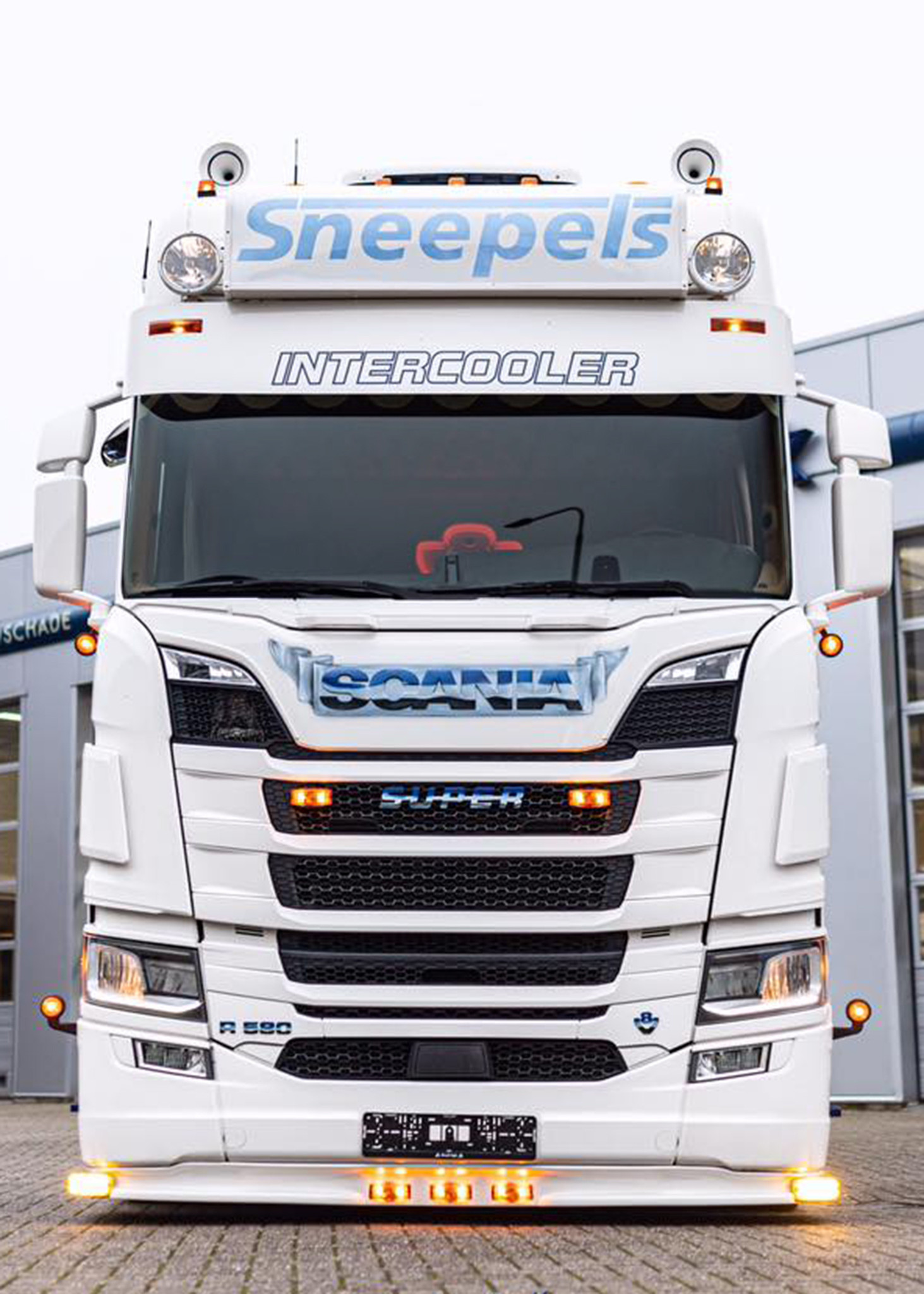Scania Next Generation Niedriger Stoßfänger Frontspoiler Typ 6