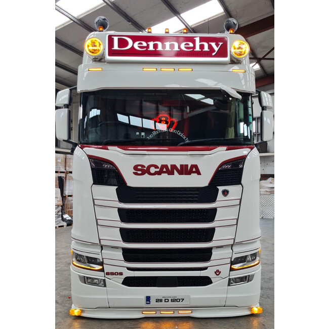 Scania Next Generation Orange DRL-Einheit