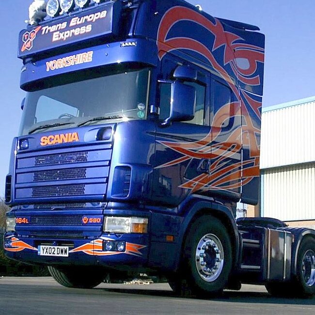 Scania 4-serie & R-serie Highline/ Topline Zonneklep type 2A