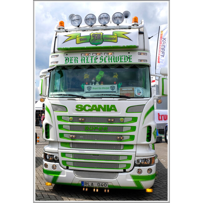 Scania 4-series & R-serie Highline/ Topline Sun visor type 3D