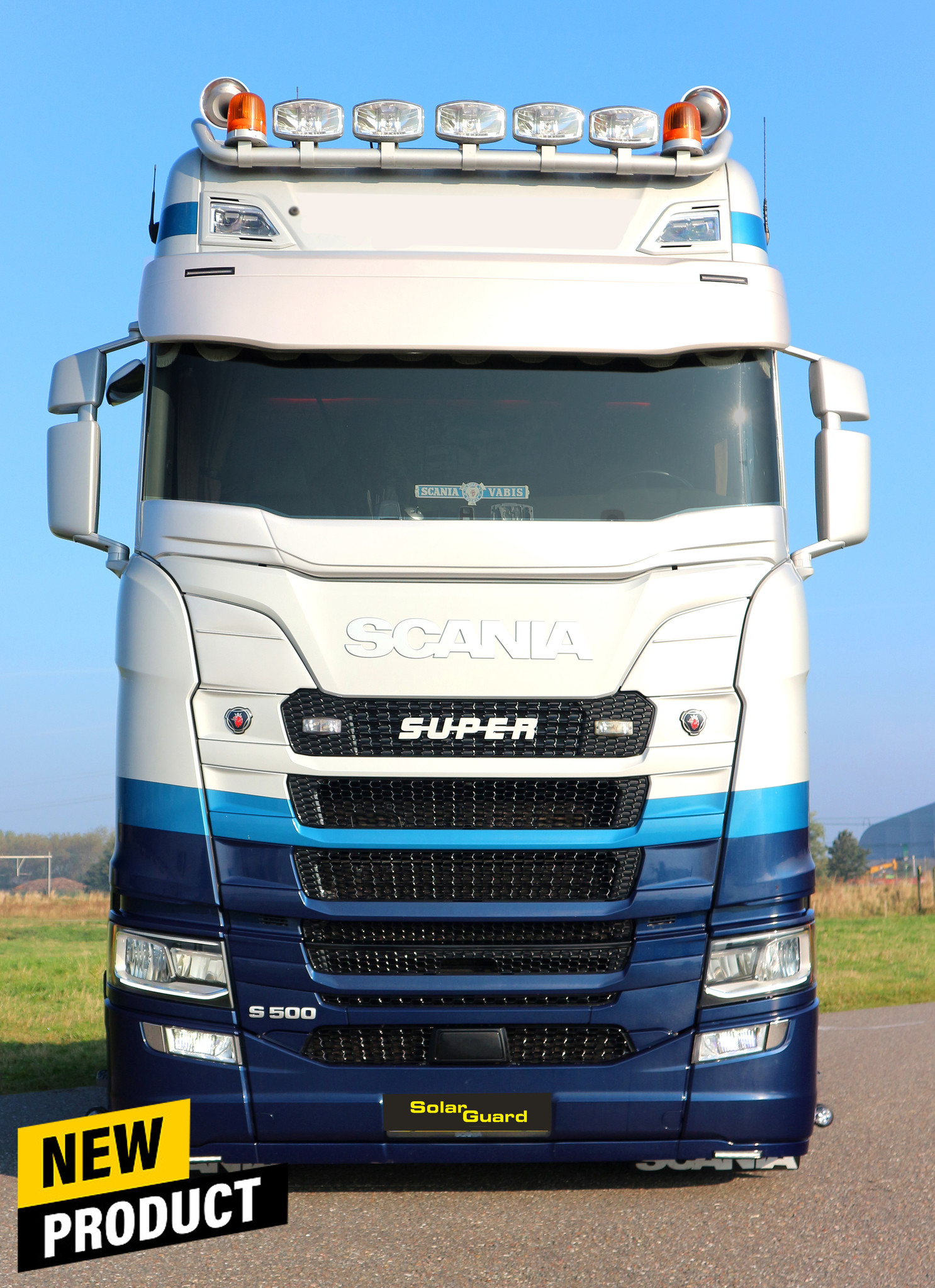 Scania Sonnenblende der nächsten Generation Curved Edge