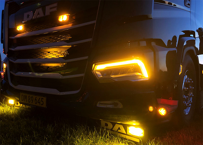 DAF NGD DRL-Einheit Orange