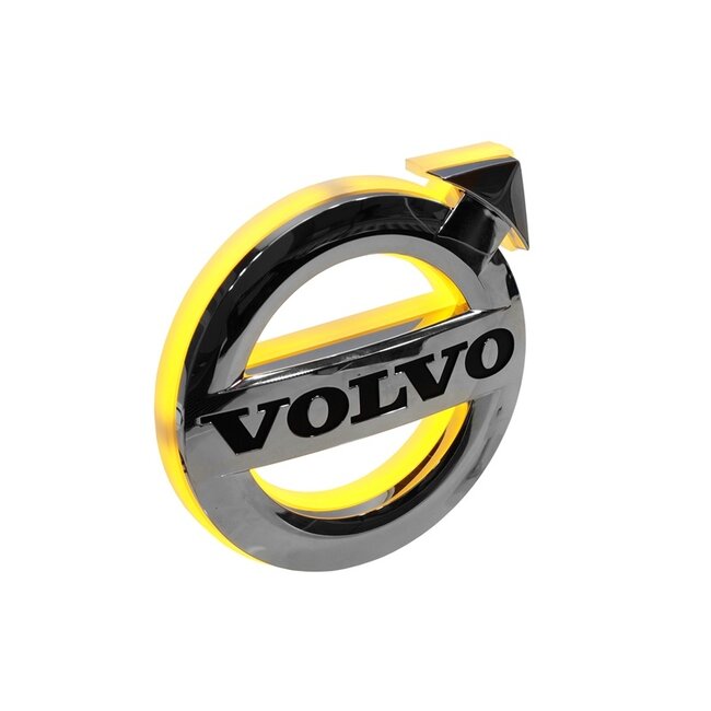 Volvo Logo Iluminado 17 cm Dual Color