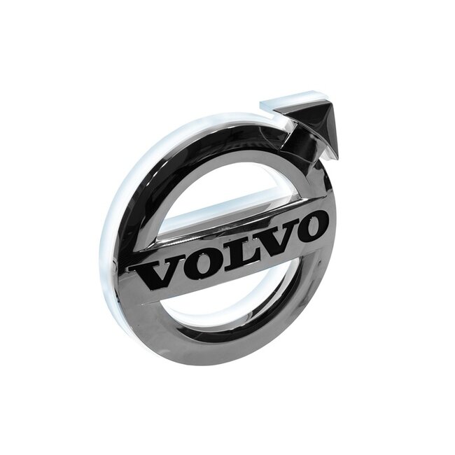 Volvo Beleuchtetes Logo 17 cm Zweifarbig