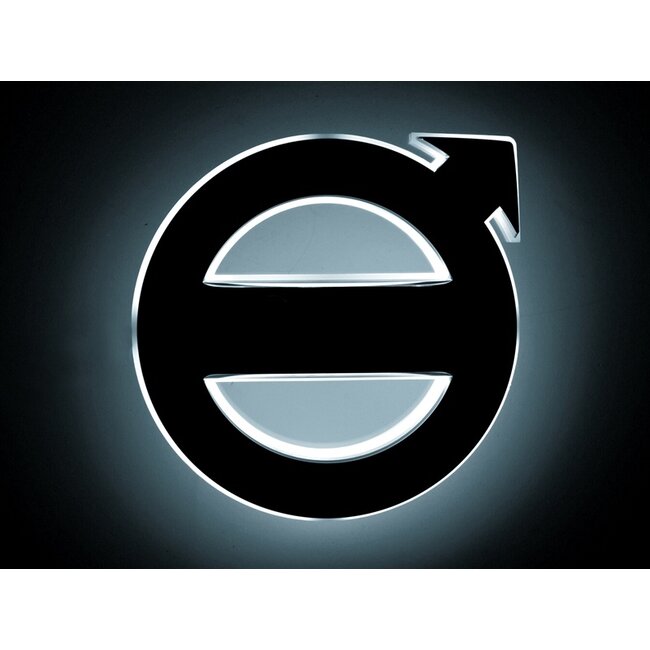 Volvo Logo Iluminado 17 cm Dual Color