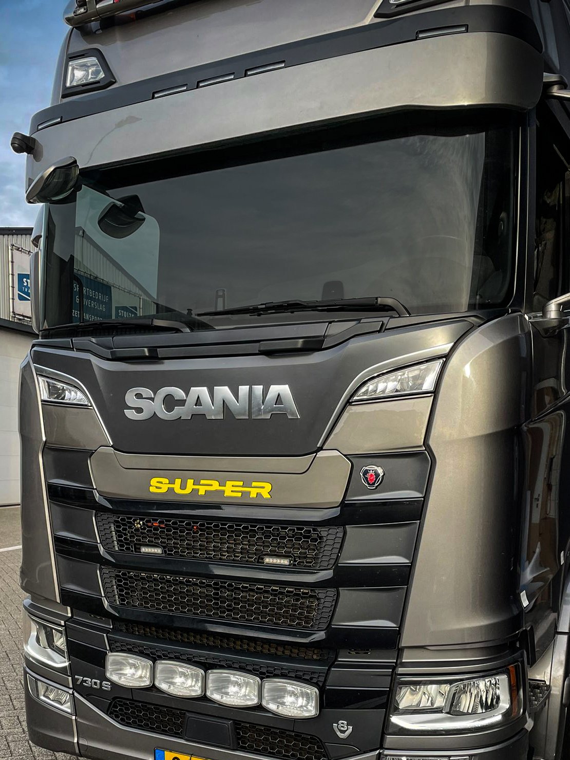 Scania Next Generation S-U-P-E-R Kühlergrillabdeckung
