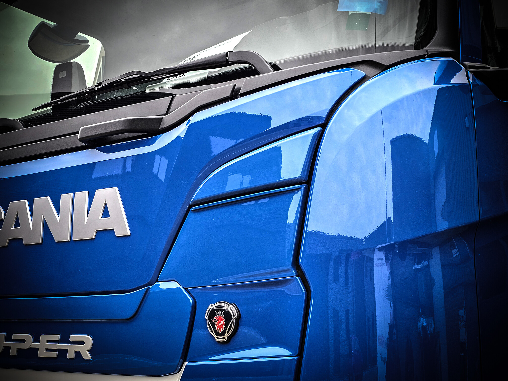 Scania Next Generation Fernlicht-Abdeckgitter