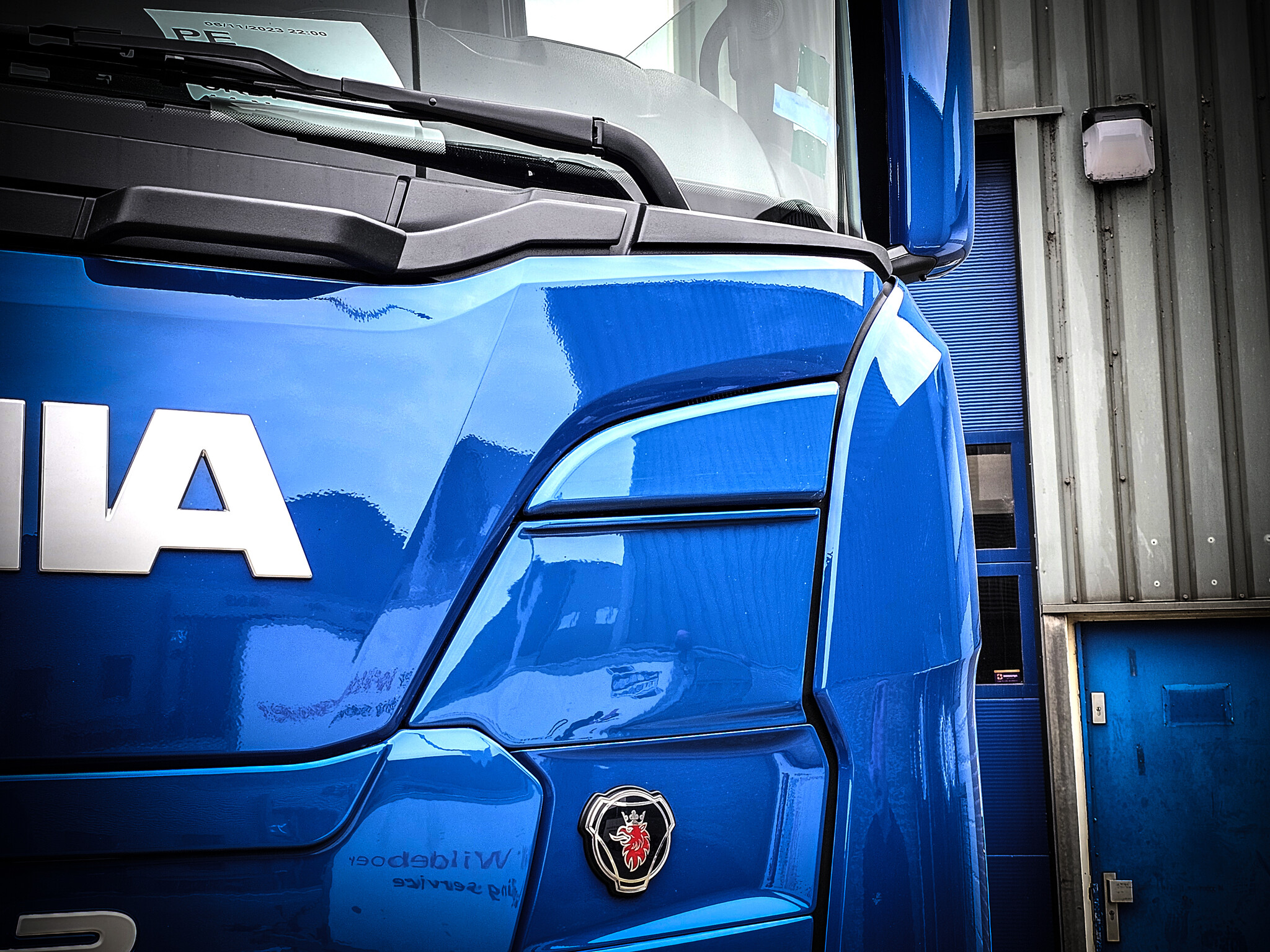 Scania Next Generation Fernlicht-Abdeckgitter