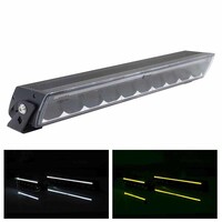 TRALERT® LED Lightbar The Shadow 2 with Duo-colour daytime running lights 9.500 lumen