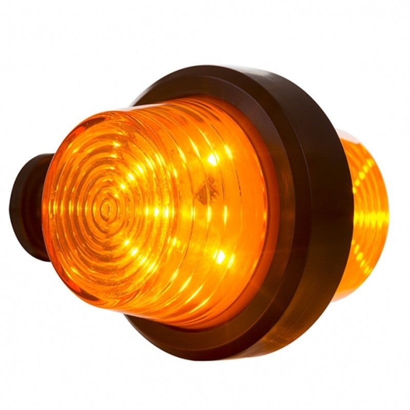 LED-Pendelleuchte Bernstein | kurzer Stiel | klare Linse | 12-24v | MB-1010A