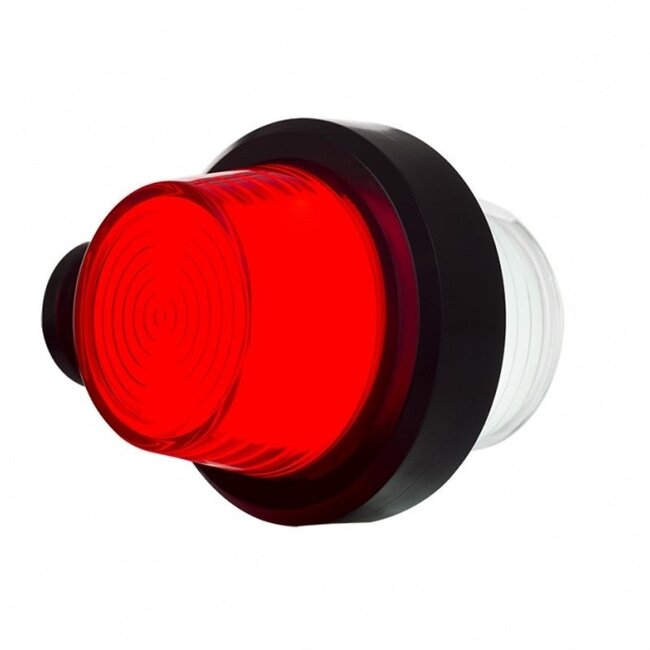 Lámpara LED de posición sueca | vástago corto | lente mate | 12-24v | MB-1020RW