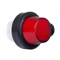LED Zweedse breedtelamp | korte steel | matte lens | 12-24v | MB-1020RW TRALERT® LED Zweedse breedtelamp | korte steel | matte lens | 12-24v | MB-1020RW