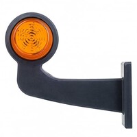 Lampe à suspension LED ambre | tige à angle droit | lentille claire | 12-24 V | MB-1013A TRALERT® Lampe à suspension LED ambre | tige à angle droit | lentille claire | 12-24 V | MB-1013A