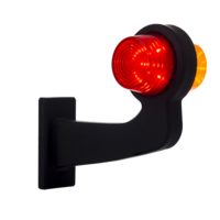 gauche| Lampe à suspension LED | tige à angle droit | lentille claire | 12-24 V | MB-1011RA TRALERT® gauche| Lampe à suspension LED | tige à angle droit | lentille claire | 12-24 V | MB-1011RA