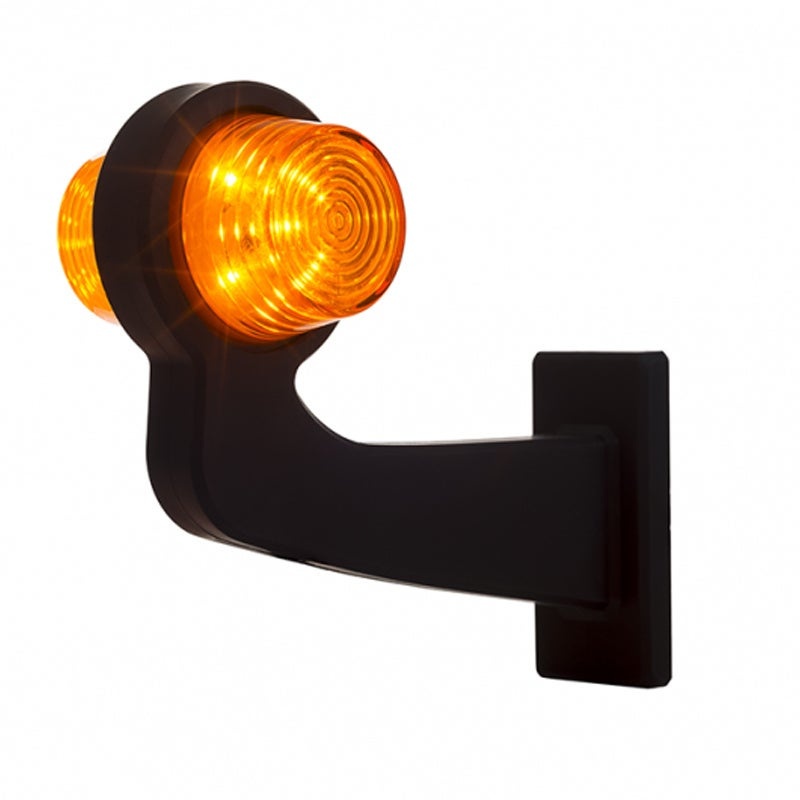 rechts | LED-Pendelleuchte | rechtwinkliger Schaft | klare Linse | 12-24v | MB-1012RA