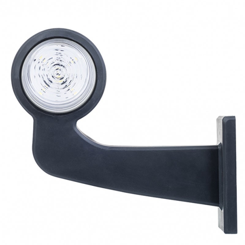 rechts | LED-Pendelleuchte | rechtwinkliger Schaft | klare Linse | 12-24v | MB-1012RW