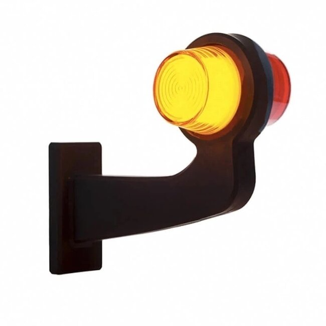 right | LED pendant lamp | right angle stem | matte lens | 12-24v | MB-1022RA