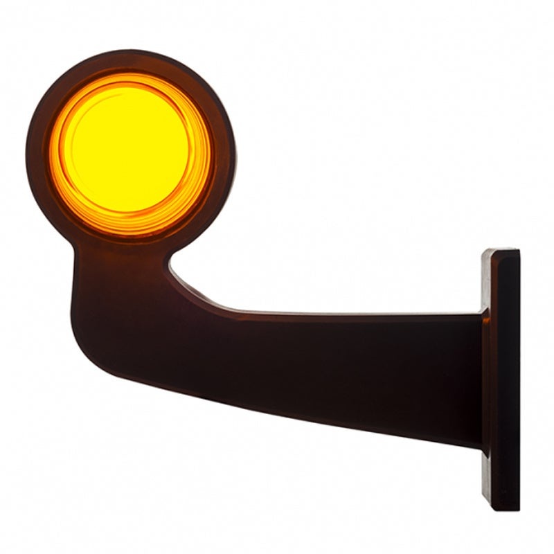 links | LED-Pendelleuchte | abgewinkelter Schaft & matte Linse | 12-24v | MB-1021RA