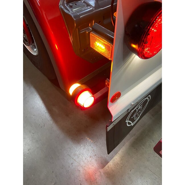 links | LED hanglamp | schuine steel & matte lens | 12-24v | MB-1021RA