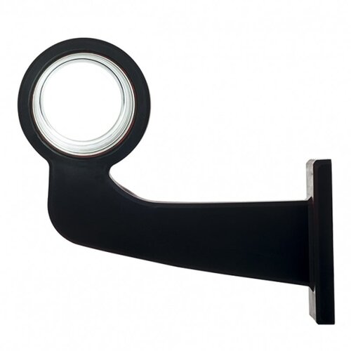 TRALERT® Right | LED pendant lamp angled stem | matte lens | 12-24v | MB-1022RW
