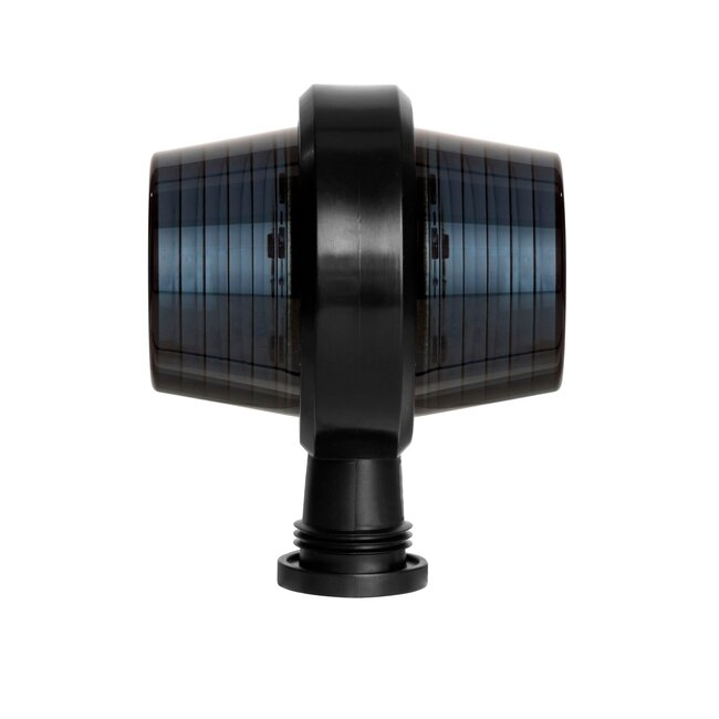 Lampe suspendue LED noire, gauche, tige courte, 12/24v, câble 50cm