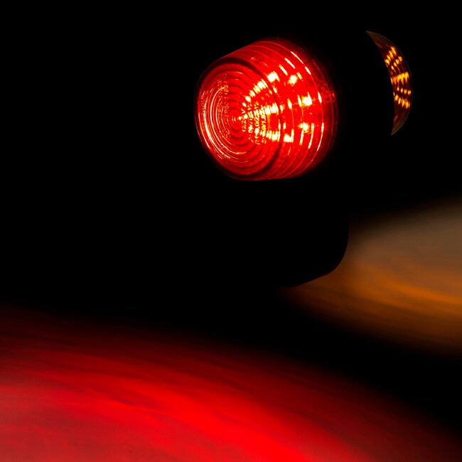 LED Dark hanglamp R-A rechts, schuine steel, 12/24v, 50cm kabel