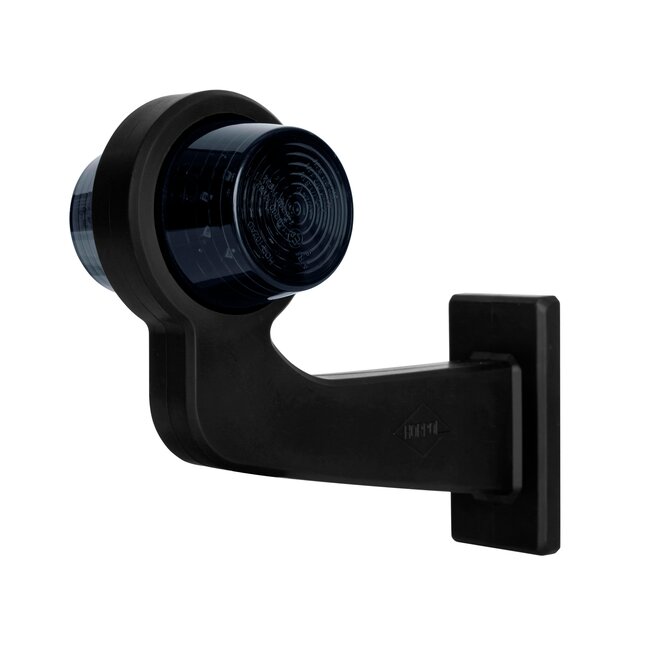 Lámpara colgante LED Dark R-W derecha, vástago acodado, 12/24v, cable de 50cm