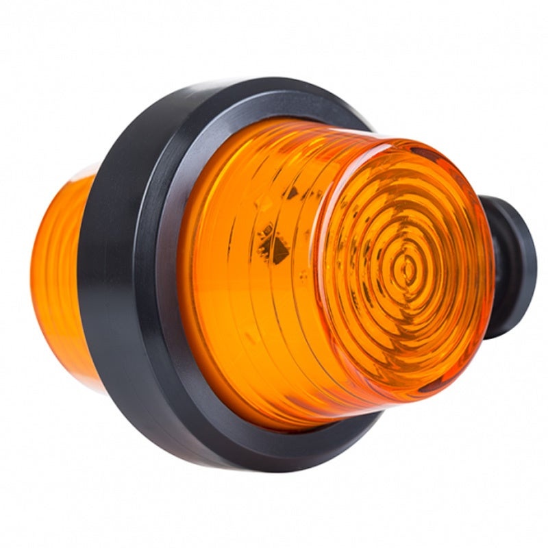 LED-Pendelleuchte Bernstein | kurzer Stiel | klare Linse | 12-24v | MB-1010A