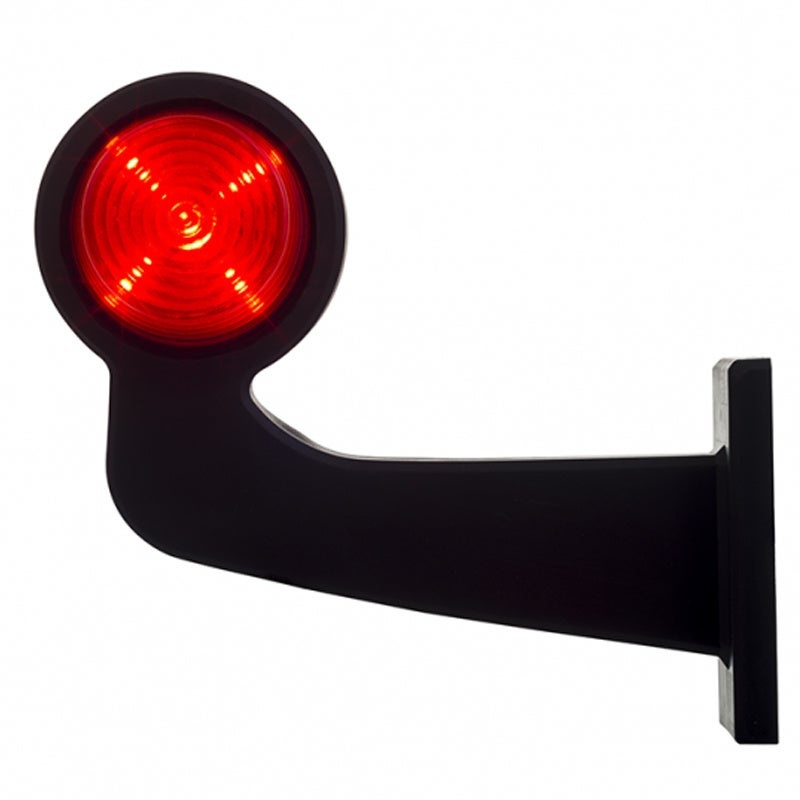 rechts | LED-Pendelleuchte | rechtwinkliger Schaft | klare Linse | 12-24v | MB-1012RA