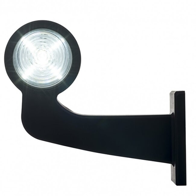 droit | suspension LED | tige à angle droit | lentille claire | 12-24v | MB-1012RW