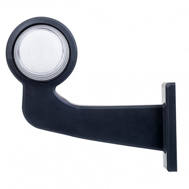 Droite | lampe suspendue LED tige inclinée | lentille mate | 12-24v | MB-1022RW