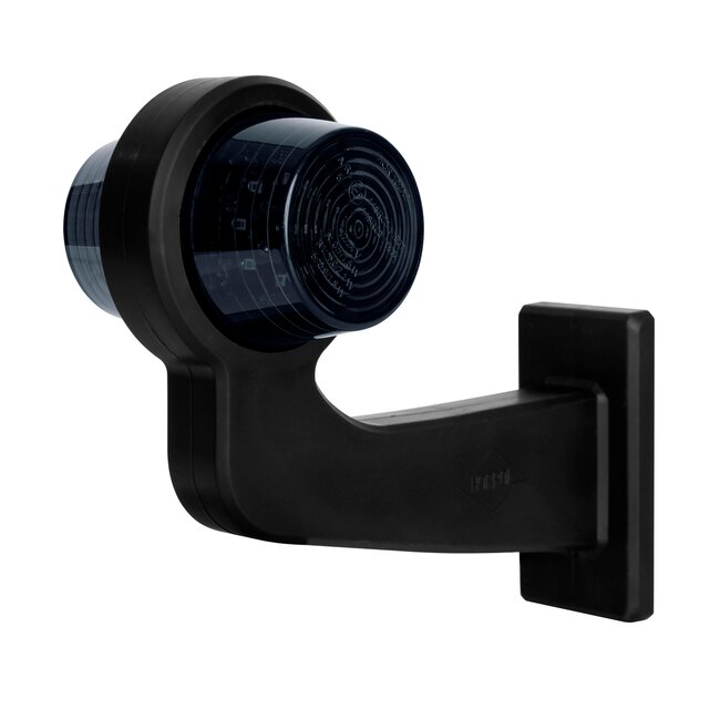 Lampe suspendue LED sombre ambre, tige inclinée, 12/24v, câble 50cm