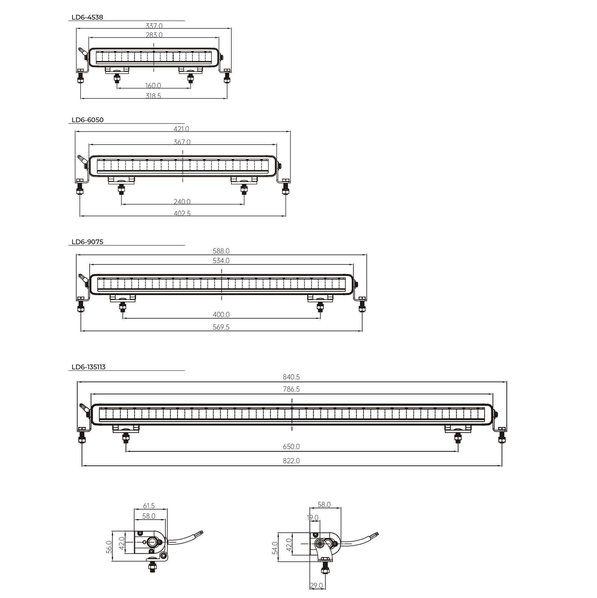 LED-Leiste Nemesis 280 duo-color Tagfahrlicht. 10-32v / 28.3cm / 3780lm | LD6-4538