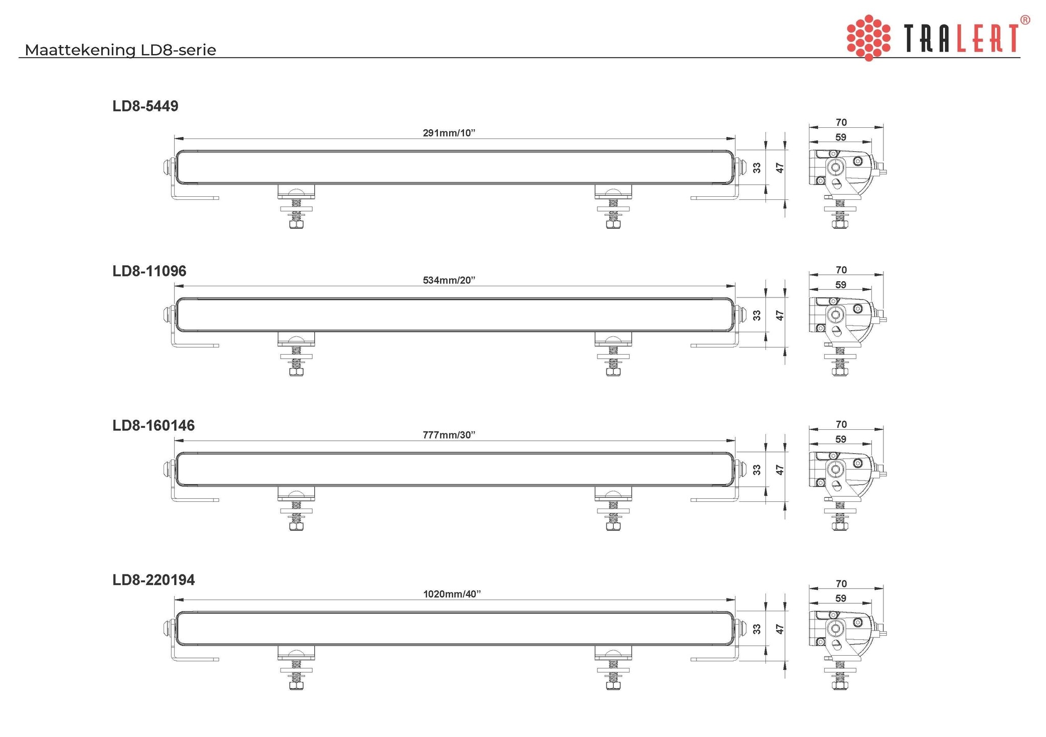 LED-Leiste Nemesis XL 280 Duo-Color-Tagfahrlicht. 10-32v / 28.6cm / 7560lm | LD7-9075