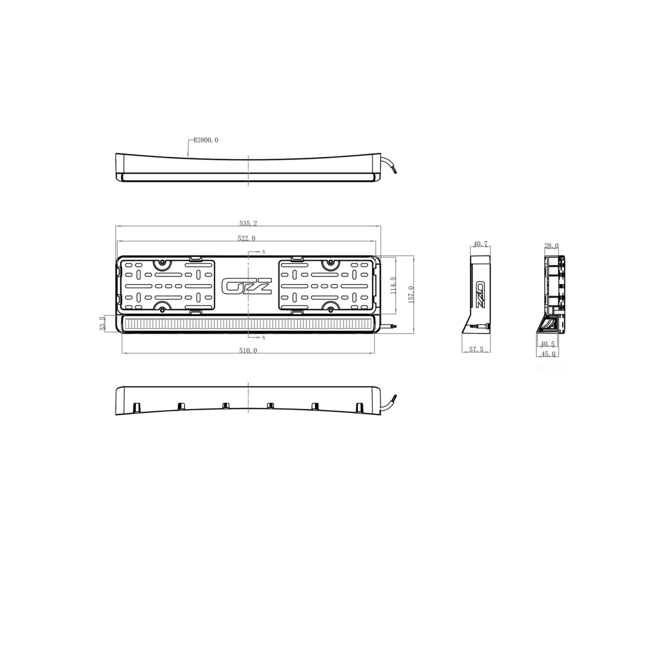 Luces OZZ LP1 BLANCO