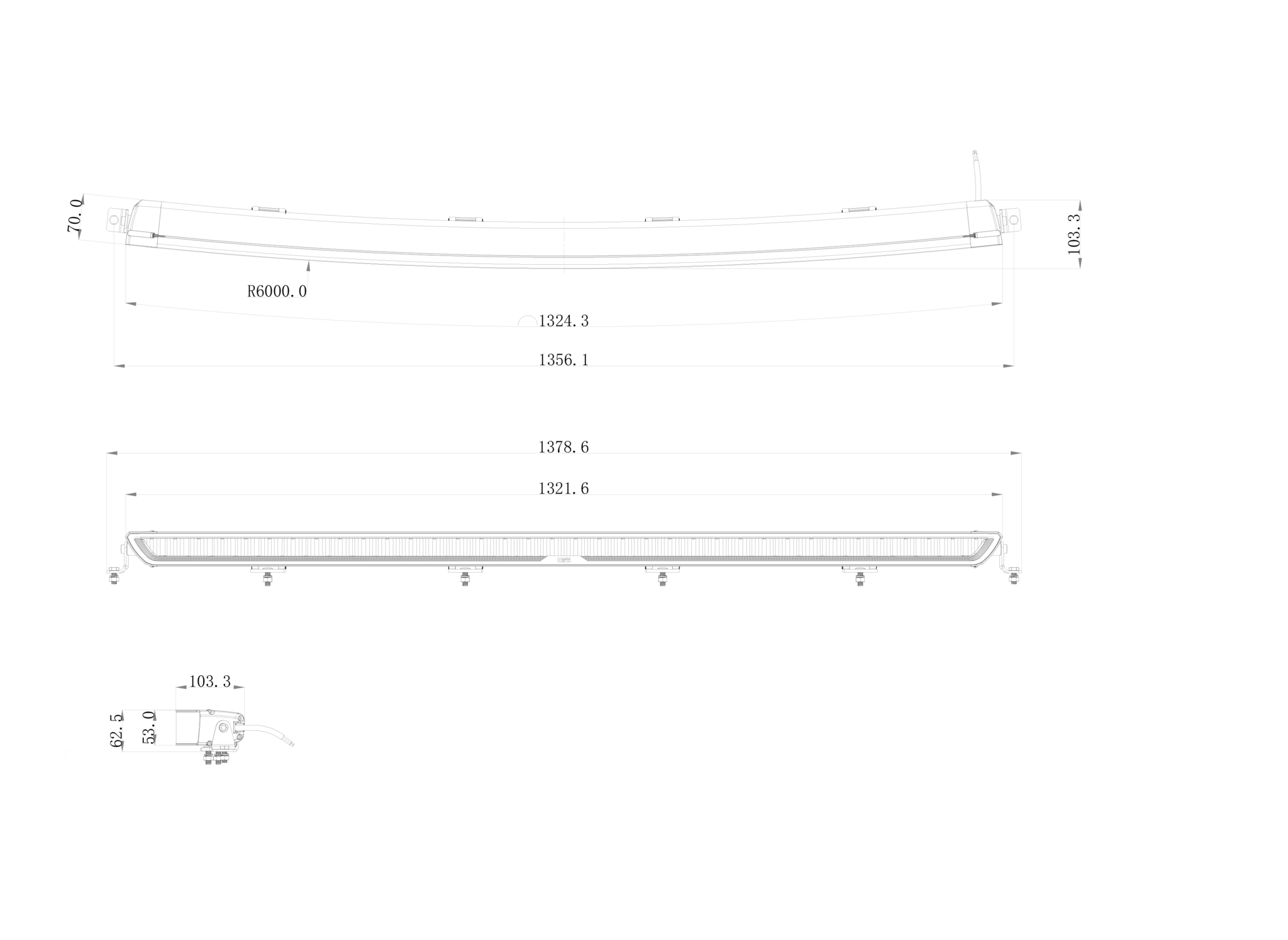 OZZ-Leuchten XB1 P52 BLACK