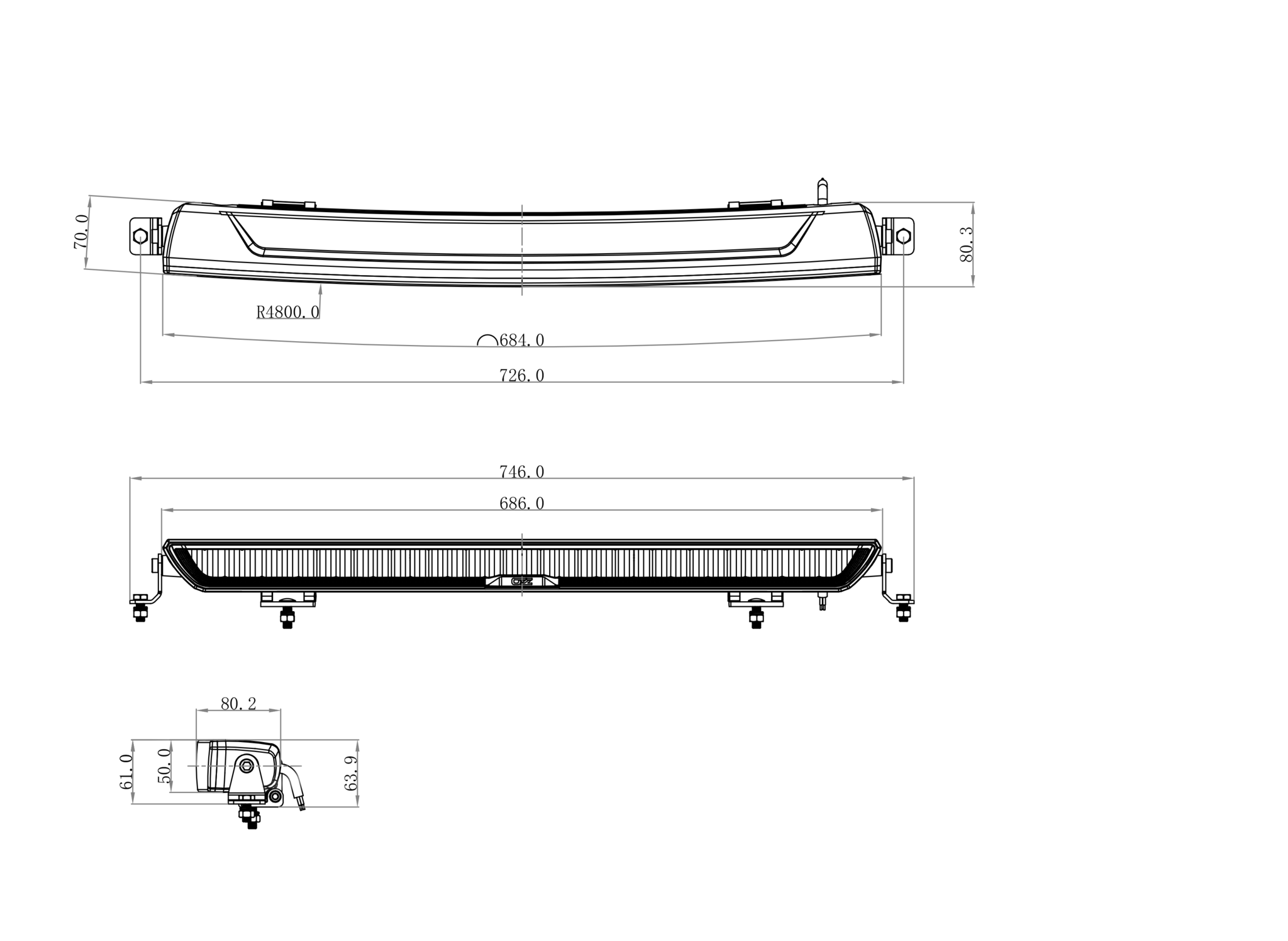 OZZ-Leuchten XB1 P27 BLACK