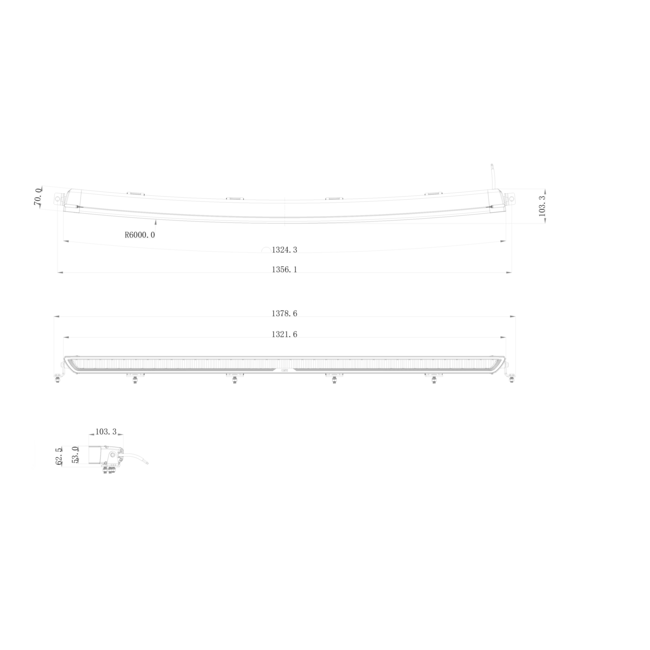 OZZ-Leuchten XB1 P52 WEISS