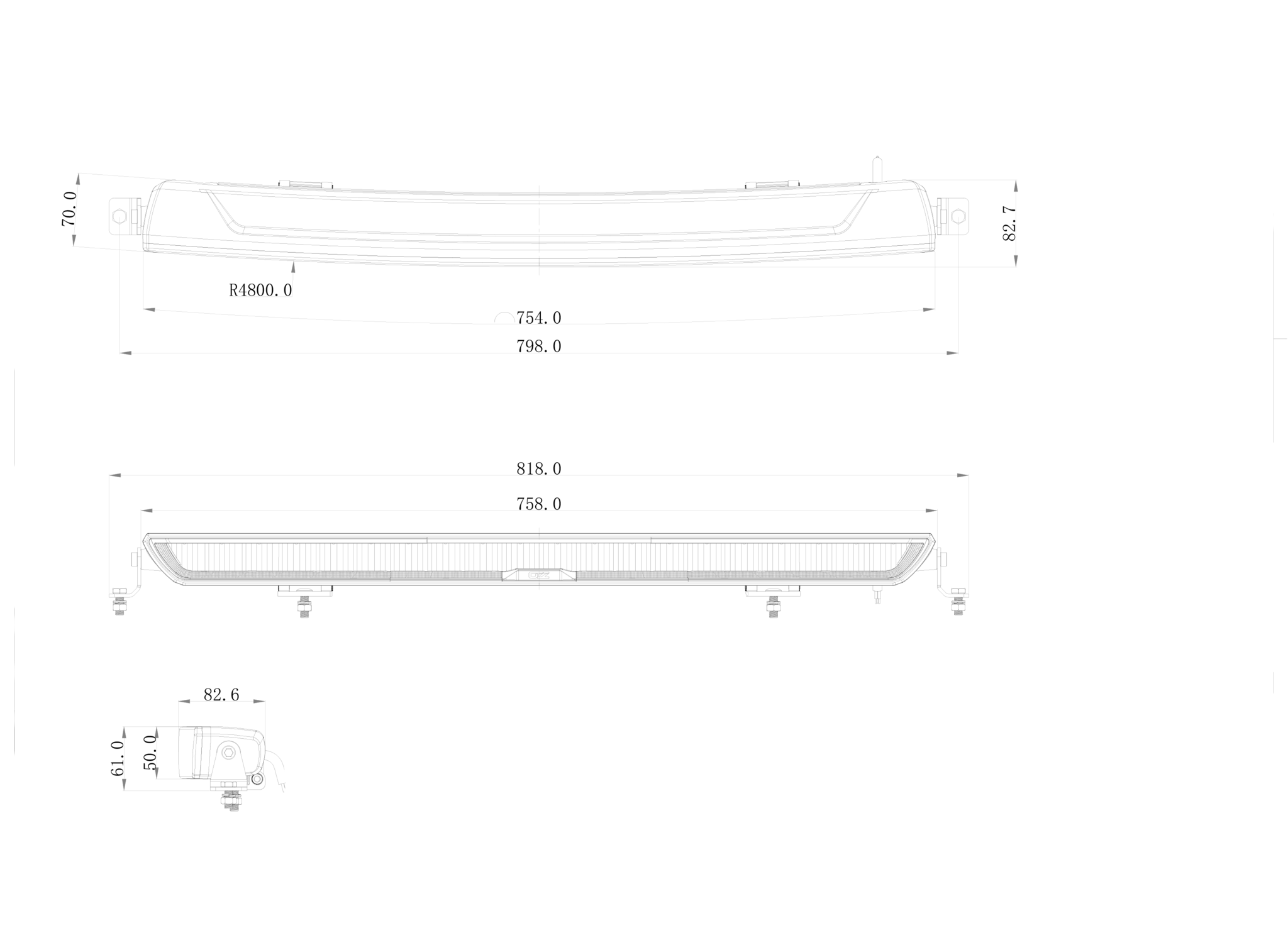 OZZ-Leuchten XB1 P40 BLACK