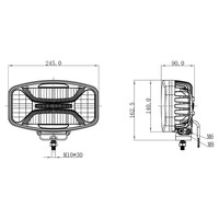 Nova-Serie LED-Strahler weiß 9/36 V / 150 W / 13600 lm | WD-15013W OZZ Nova-Serie LED-Strahler weiß 9/36 V / 150 W / 13600 lm | WD-15013W