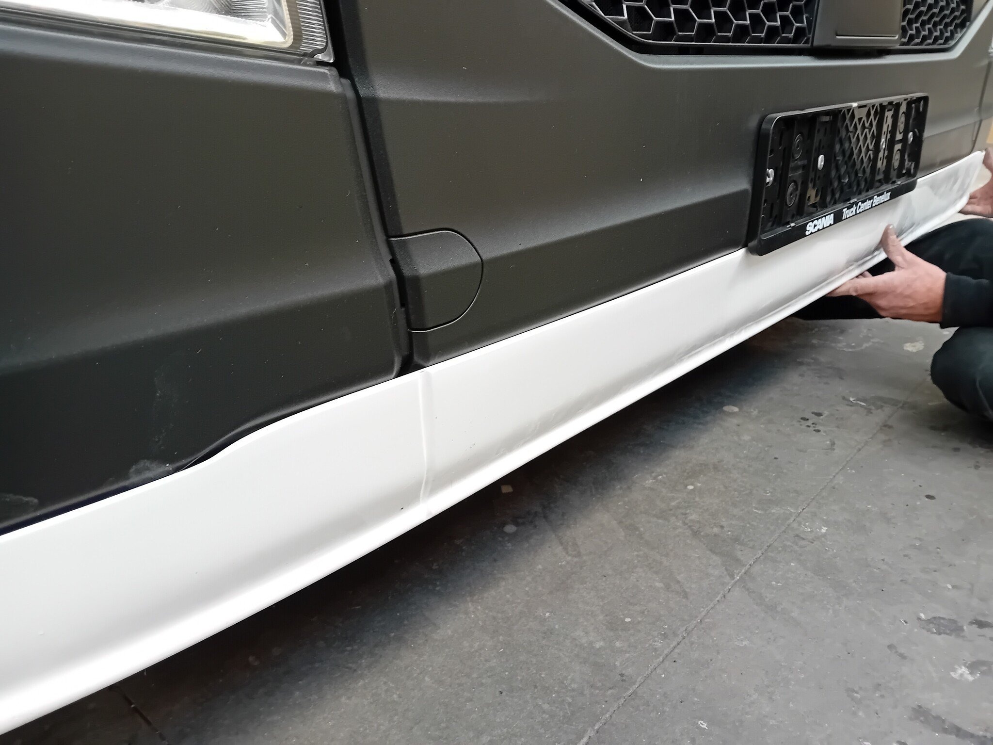 Scania Next Generation Luftfederung Mittlere Stoßstange Frontspoiler Typ 4